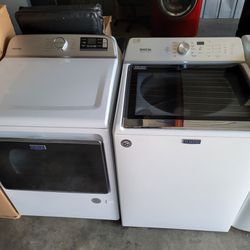 Maytag Top Load Washer With Agitator And Gas Dryer Set 
