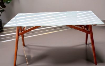 MID-CENTURY MODERN DESK QUALITY HEAVY\ MINIMALIST