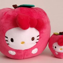 Hello Kitty 5" & 2.5" Costume Apple Red Plushies