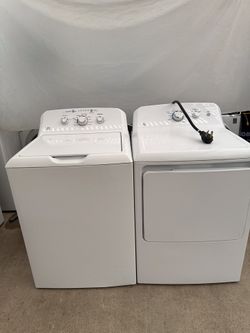 GE Washer And Electric Dryer 