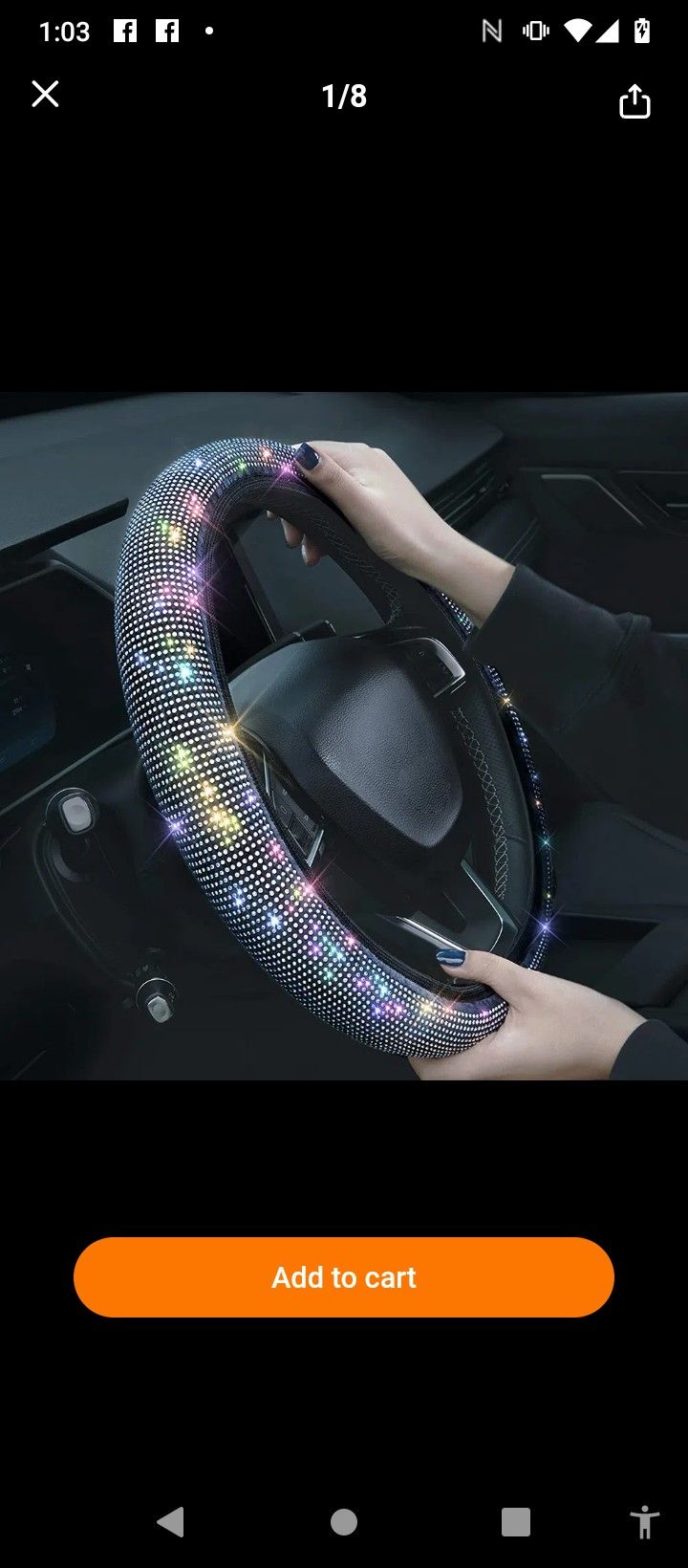 Bling Steering Wheel Cover