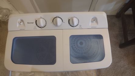 Giantex Portable Mini Compact Twin Tub Washing Machine 20lbs Washer Spain  Spinner Portable Washing Machine, for Sale in Brooklyn, NY - OfferUp