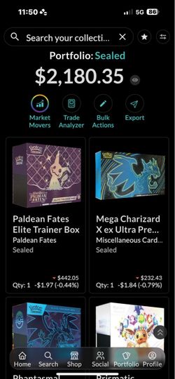 Pokemon Sealed Collection(Not $0)