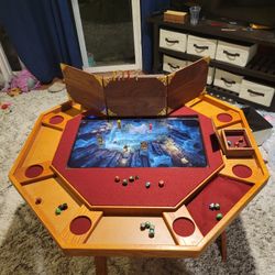 D&D Table With Built In Screen