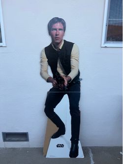 Vintage 1993 Star Wars Han Solo Cardboard Cutout Standee #112 Advanced Graphics