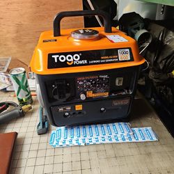 Small generator for outdoor lights or equipment