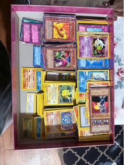 Pokémon and Yugioh card slot.