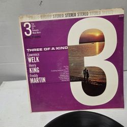 3 OF A KIND ALBUM LAWRENCE WELK, HENRY KING, FREDDY MARTIN SPECTRUM RECORDS 
