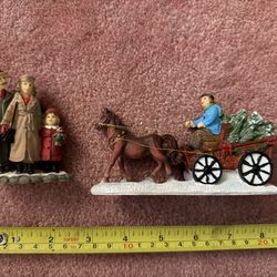 Various Village Figurines 