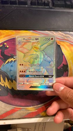 Rainbow Rare Machamp GX