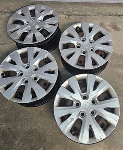 2012-2015 Honda Civic 15" steel wheels covers and Tpms