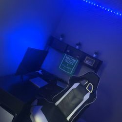 Gaming Desk with LEDs