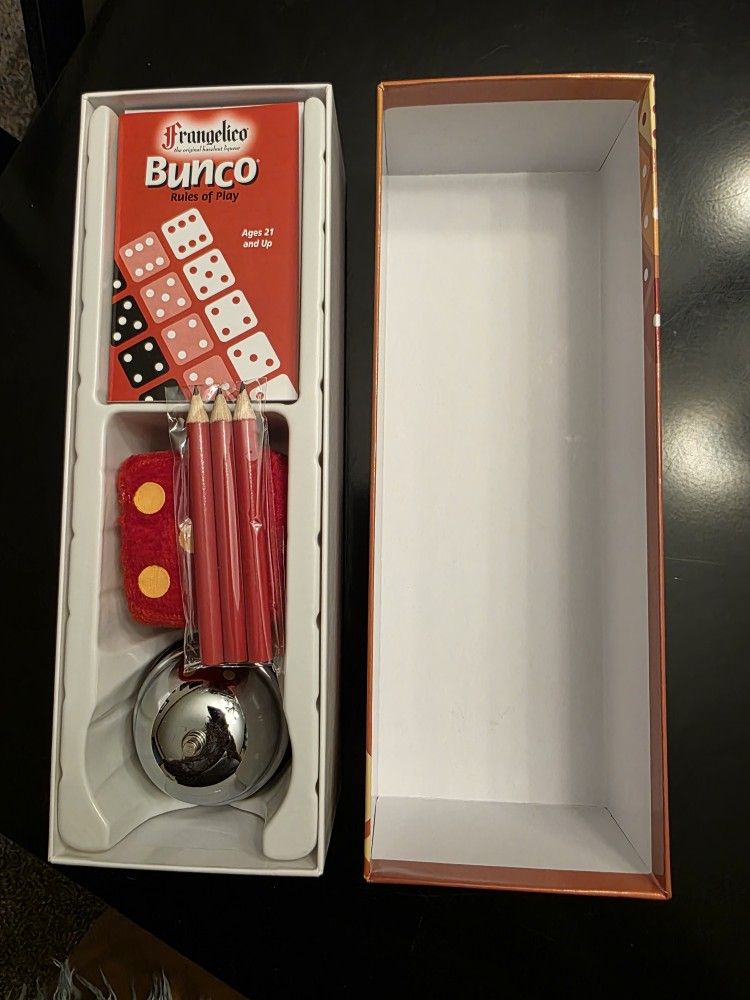 Frangelico Bunco Game Set - New!