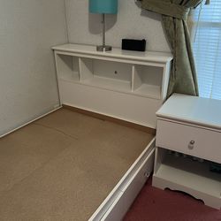 Kids Bed For Sale With Night Stand 