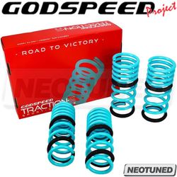 Godspeed LS-TS-II-0002-E Traction-S Performance Lowering Springs Coil Kit For Infiniti Q40 (V36) RWD 2014-15