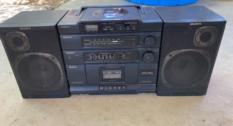 Old Sony stereo / boombox.