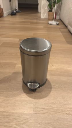 simplehuman Small Stainless Steel Trash Can