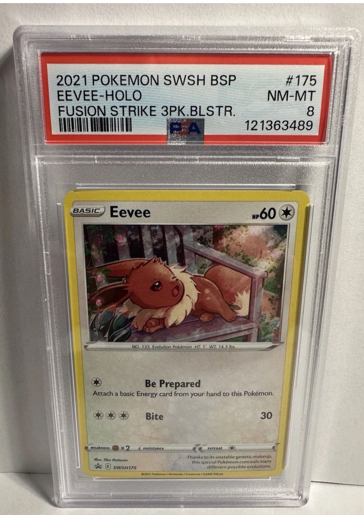 POKEMON: EEVEE HOLO - PSA GRADED
