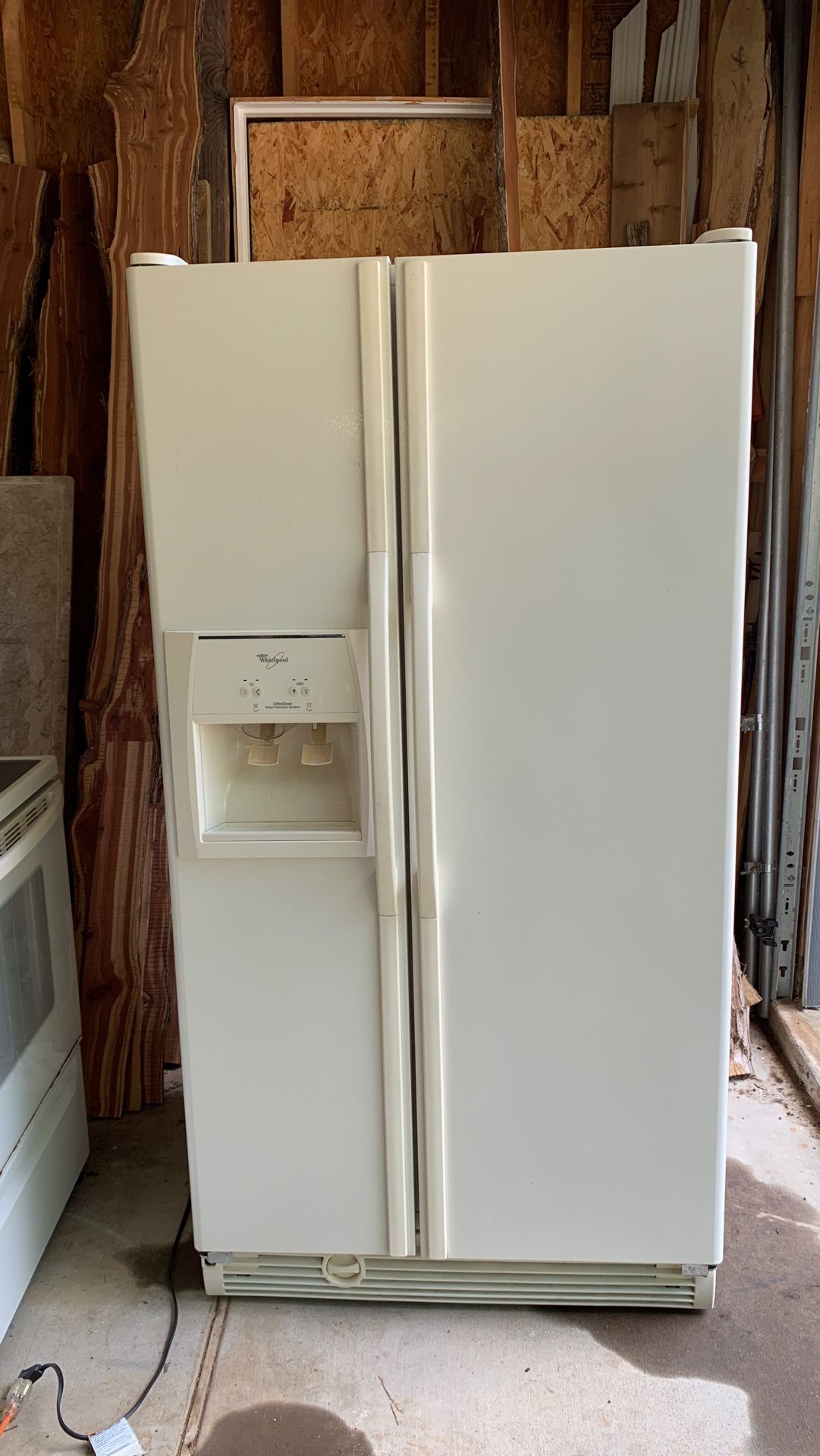 25cuft side by side refrigerator freezer by whirlpool