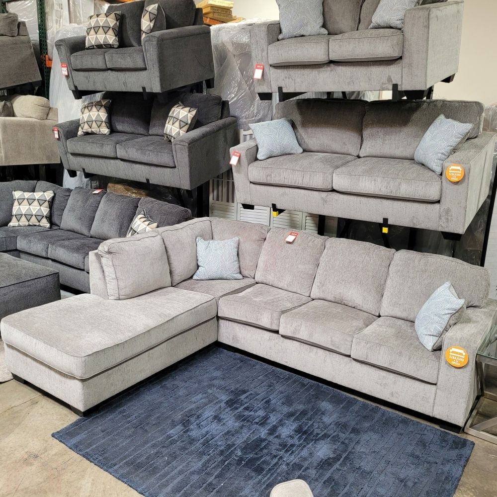 NEW SECTIONAL SOFA ALLOY COLOR SKU#ASH87214RAFTC