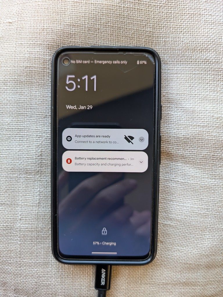 Google Pixel 4a (No 5g, Updated Battery Drain)