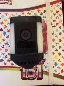 Ring camera with led light