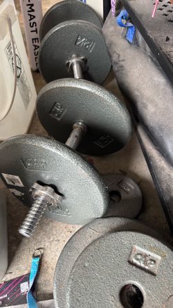 Dumbbells and weights