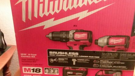 Brand New Milwaukee M-18 Combo Kit Retails $279. My Price $140 obo