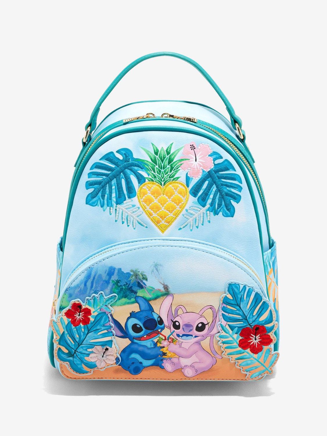 Disney Lilo & Stitch: The Series Angel & Stitch Pineapple Mini Backpack
