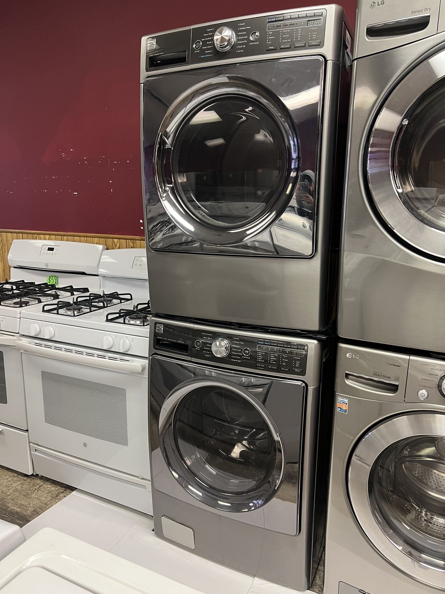 Dryer Washer Kenmore Stackable 