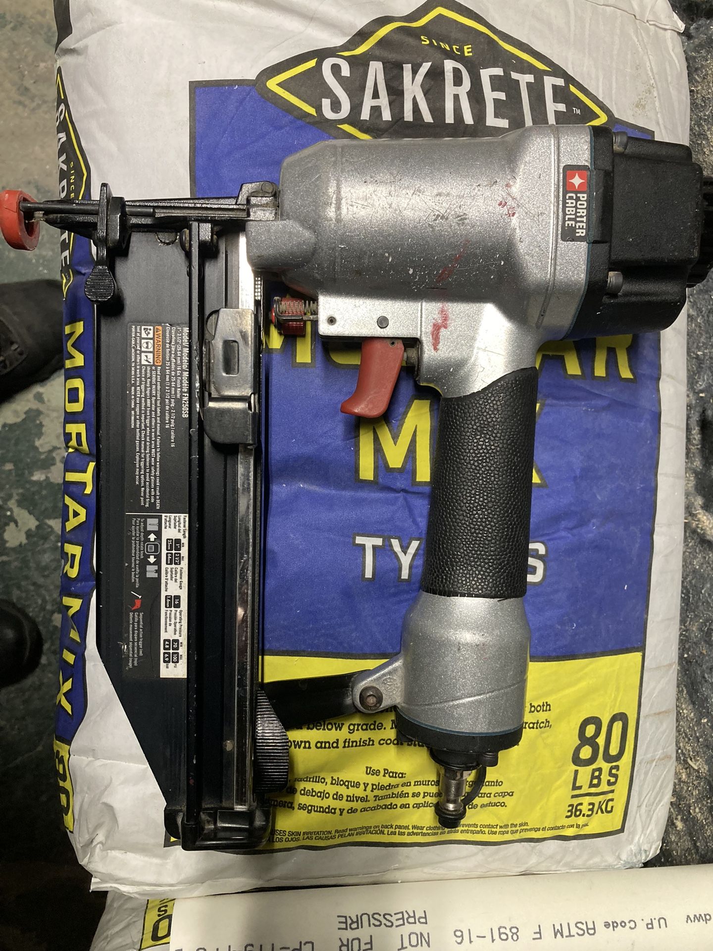 Porter Cable Finish Nailer