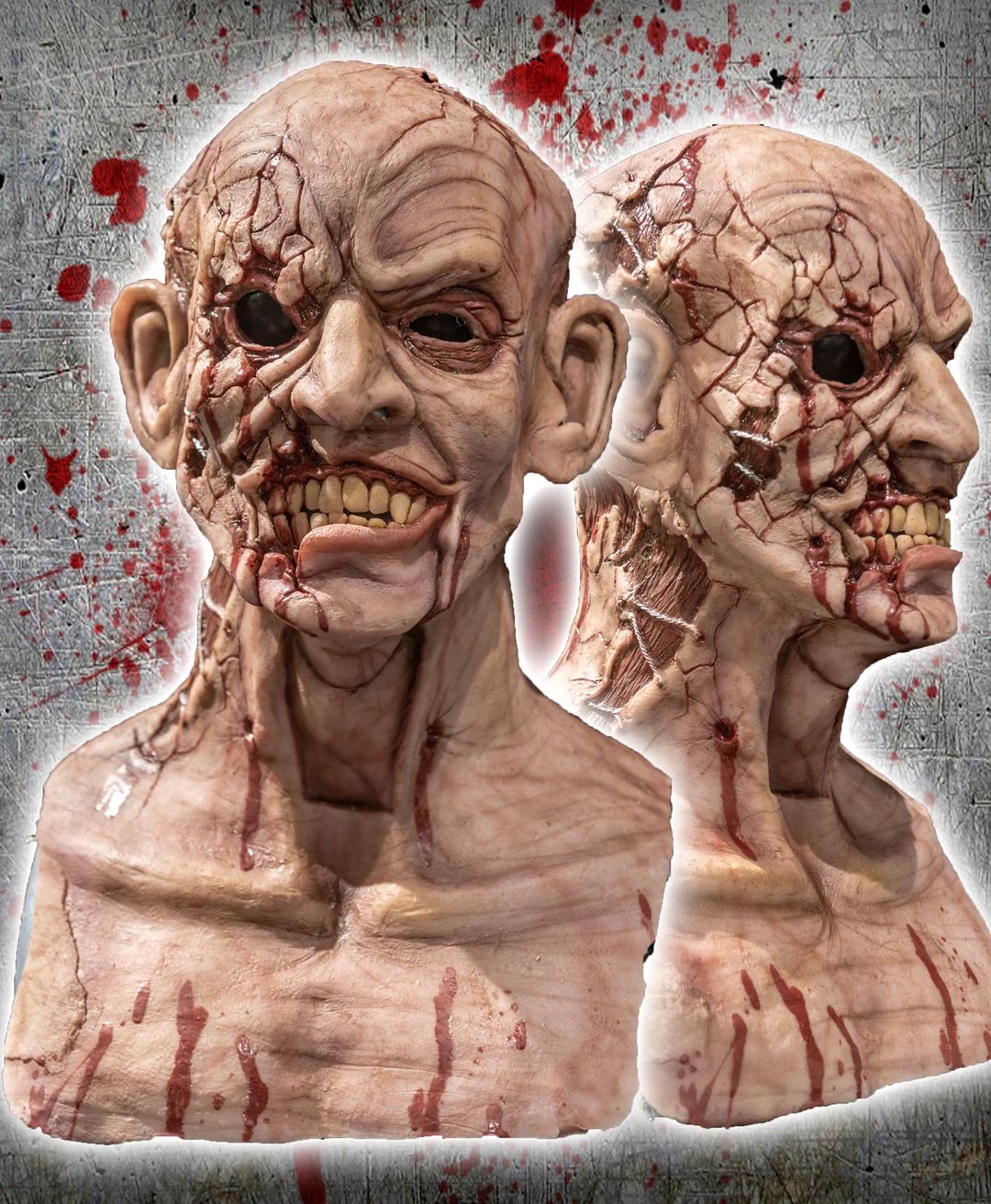 The Puppetman Silicone Mask "Flesh Skin" Halloween