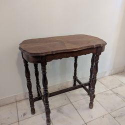 Wood Side Table 
