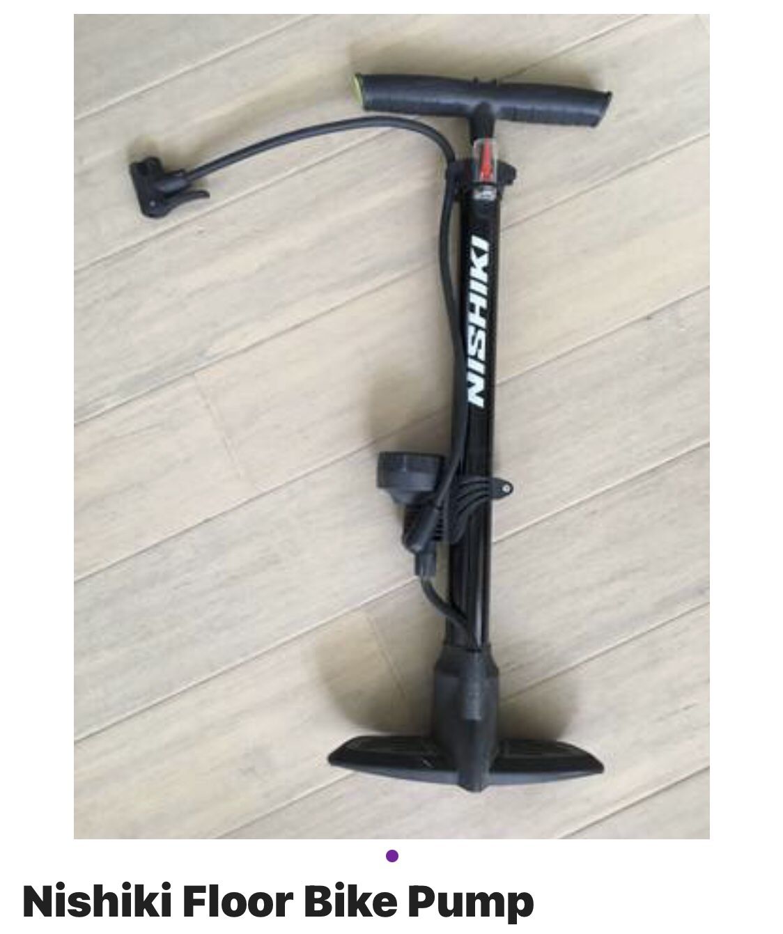 Nishiki Floor Bike Pump