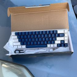MageGee Portable 60 Mechanical Gaming Keyboard MK Box LED Backlit Compact 68 Key
