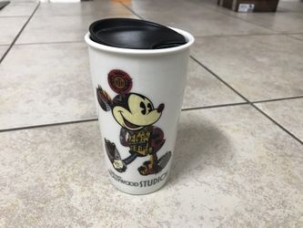Disney Hollywood Tower Hotel Mickey Mouse Starbucks Travel Mug