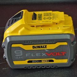 DEWALT 20V/60V FLEXVOLT 9ah Battery