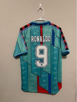 FC Barcelona 1996-97 away Ronaldo Jersey