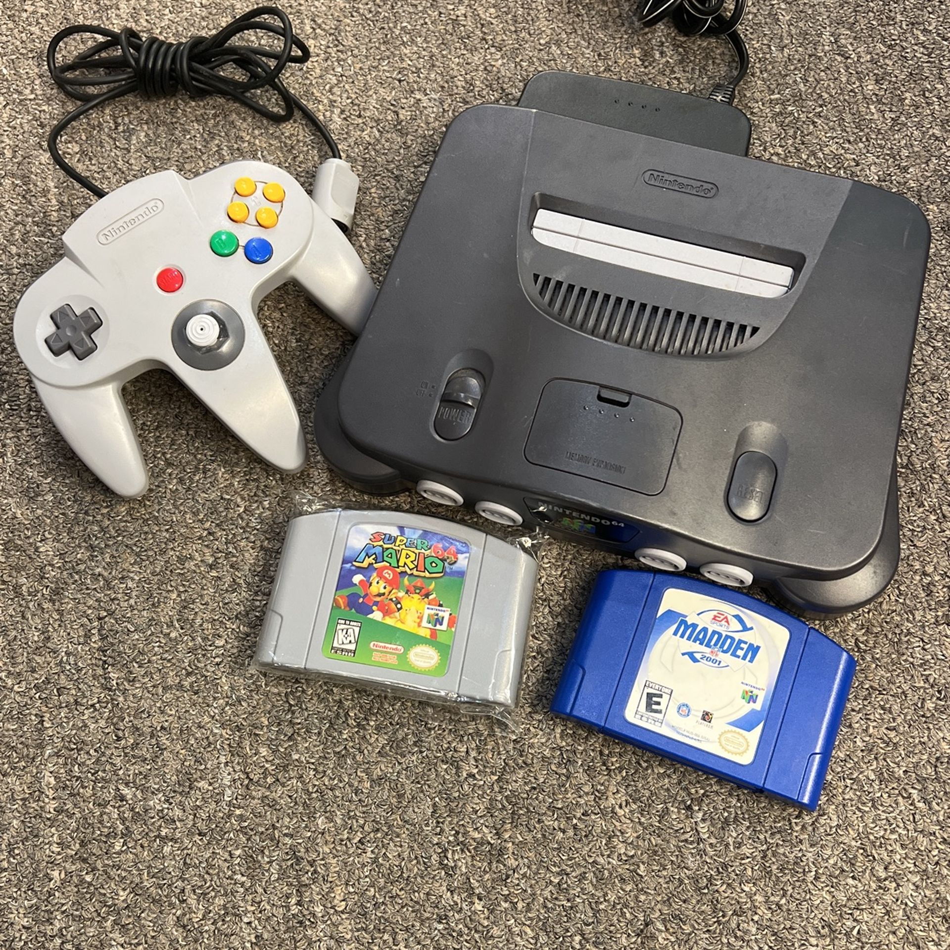 Nintando 64 With 2 Games