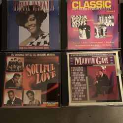 4 CD’s - Marvin Gaye, Dionne Warwick, Soulful Love, R&B Oldies