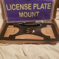 BRAND NEW FRONT  LICENSE MOUNT