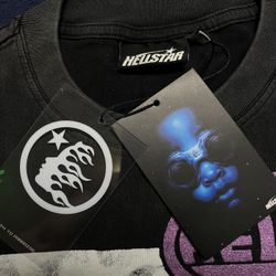 Hellstar Studio Son Of God In Black T Shirt