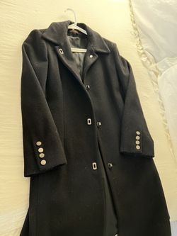 Black Trench Coat Size 2