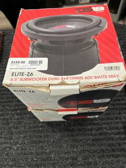 Ds18 6.5” subwoofer pair 600 watts (3063)