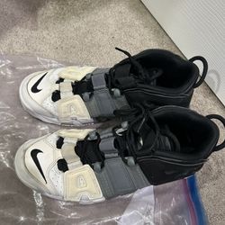 Nike Air Uptempos (black,grey,white Colorway)