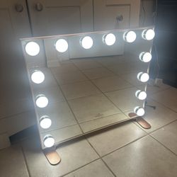 Impressions Vanity Hollywood Mirror – Rose Gold, 23.5” x 21”