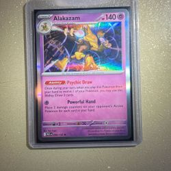 Pokemon Card Alakazam