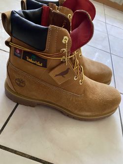 Tan Timberlands size 13