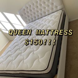 BRAND NEW PILLOW TOP MATTRESSES ✅ COLCHONES NUEVOS PILLOW TOP 💯‼️   QUEEN SIZE $150 ❌ $210 With Box Spring   FULL SIZE $140❌ $200 With Bo