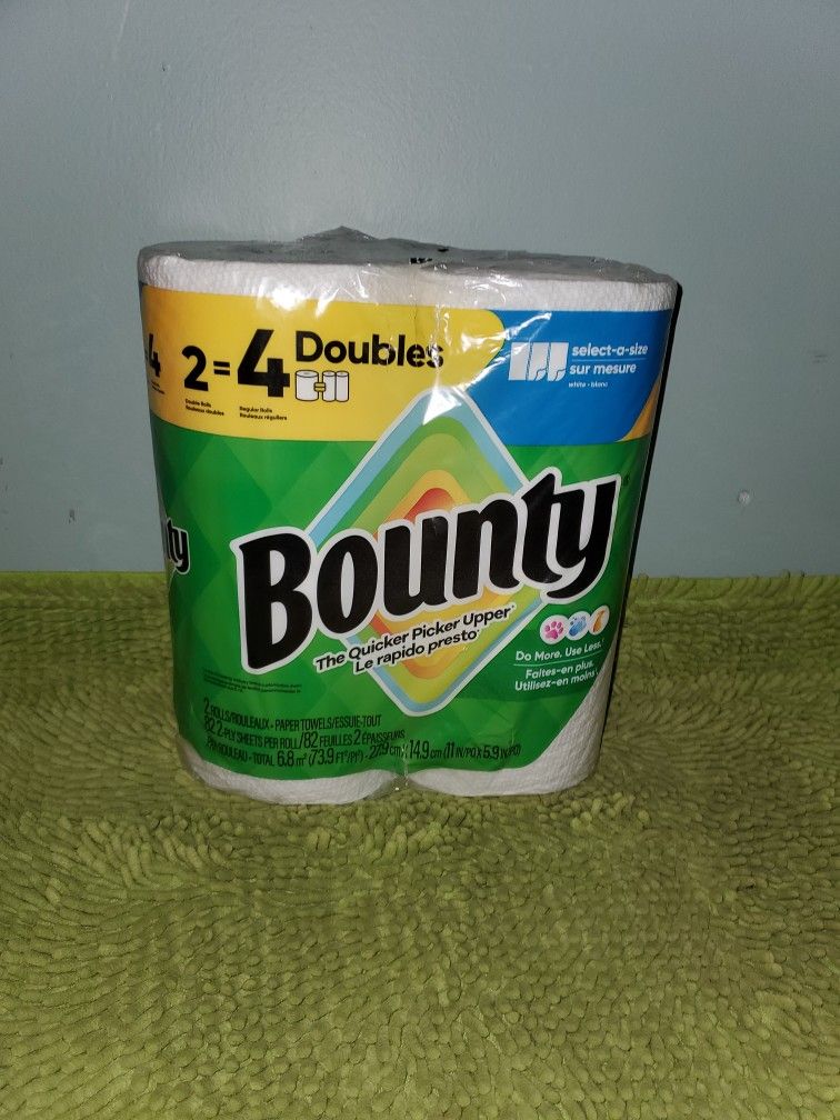 Bounty 2 Rolls Paper Towels 